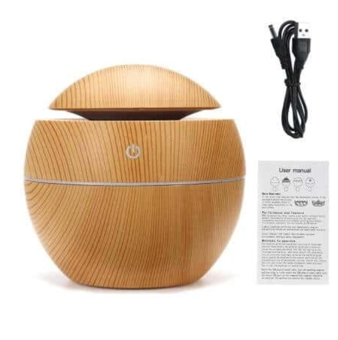 AuraGlow LED Ultrasonic Aroma Humidifier