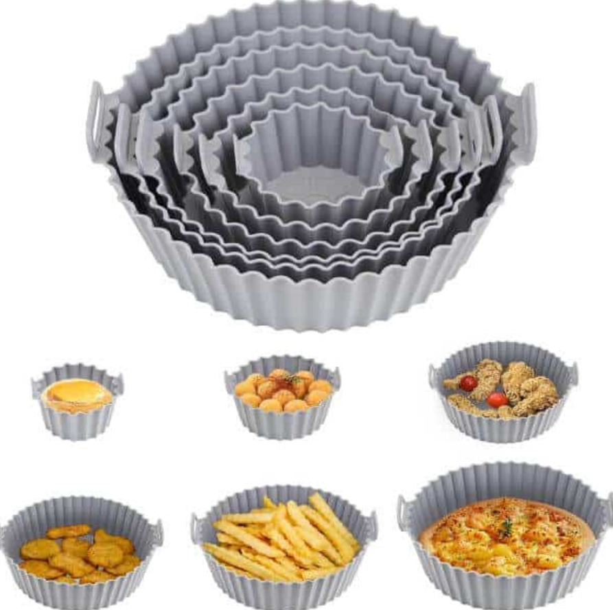 Silicone Air Fryer Basket Set - multiple sizes